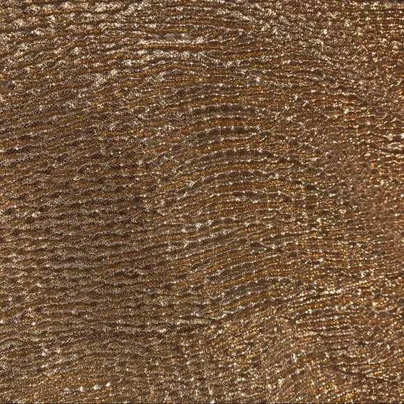 Lauren Ralph Lauren Metallic Gold Dress Size 6 - Picture 9 of 14